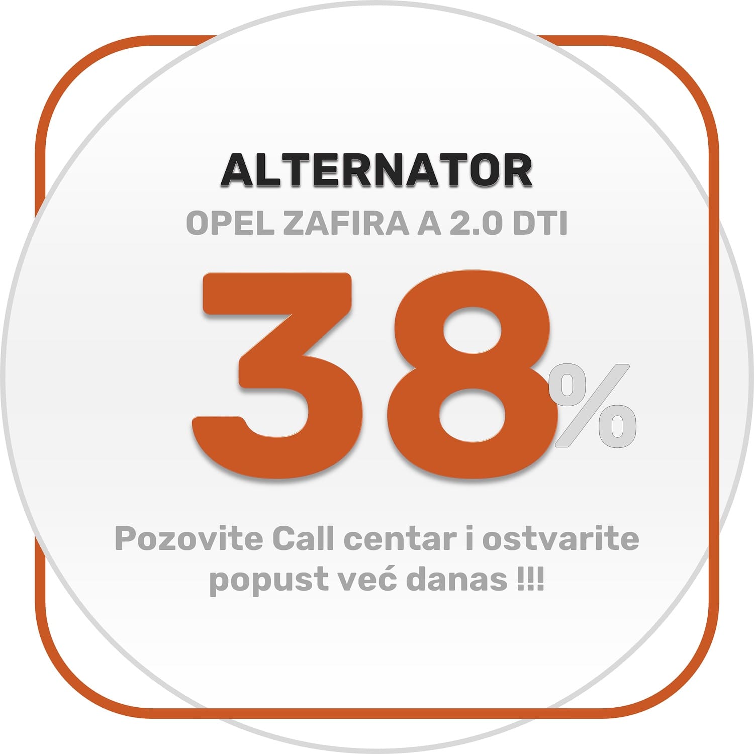 alternator opel zafira a 2.0 dti cena